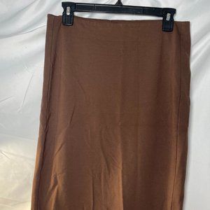 ttahari skirt midi -color brown  Size small  Knee Length